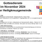 Gottesdienste im November 2024