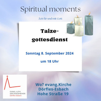 Taizegottesdienst