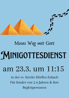 Einladung Minigottesdienst März 2025