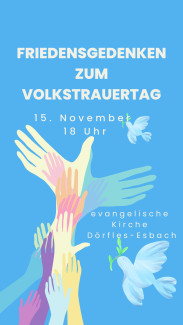 Volkstrauertag 15.11.2026 